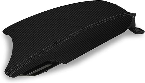 Tapa para consola central (fibra de carbono, para Hyundai Azera, 2012-2017), color negro
