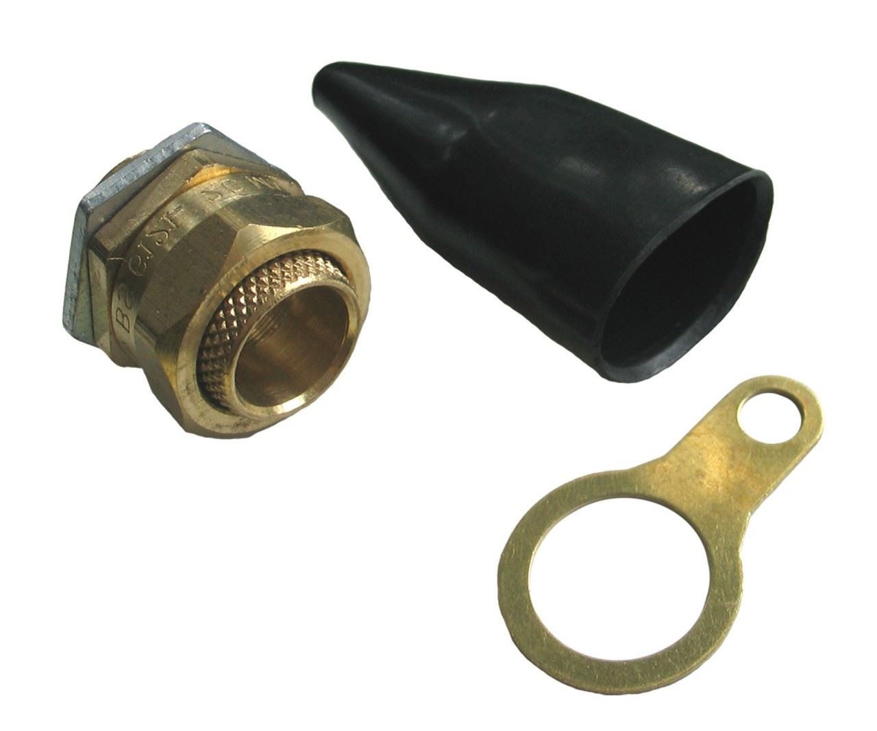 2 Part 20mmIndoor BW Brass Cable Glands (x2)