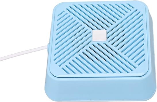 USB Mini Dishwasher, Integrated Portable Ultrasonic High Frequency Powerful DC Input Sink USB Dishwasher 5V with Silicone Suction Cup for Kitchen Blue
