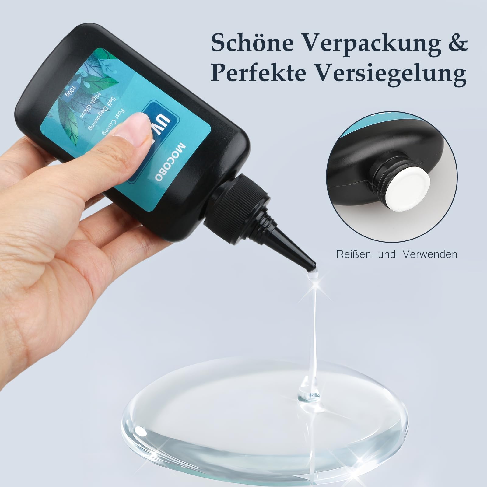 Resine Uv Résine UV - 200g Résine Epoxy UV Transparent Cristallin Pour La Fabrication D Resine Uv Pour Bijoux