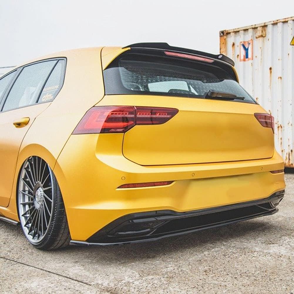Rear Trunk Spoiler Fits for Volkswagen New Golf 8 MK8 Pro/R Line 2021 ABS Gloss Black Car Rear Boot Lid Highkick Spoiler Wing Lip