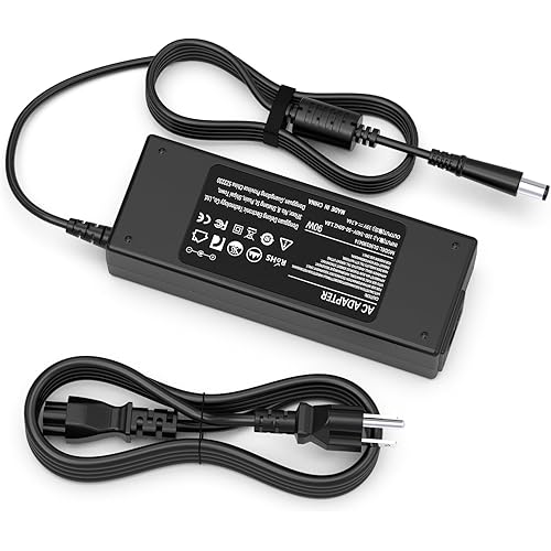 90W AC Power Adapter for HP All-in-One Desktop PC 18'' 19'' 20" 21" 22" 23" 24"; 20-C434, 20-B013W, 20-C023W, 21-2024, 22-DF0013W, 22-DD0224, 23-B012, 24-G014, 24-DF0040 Power Supply Cord
