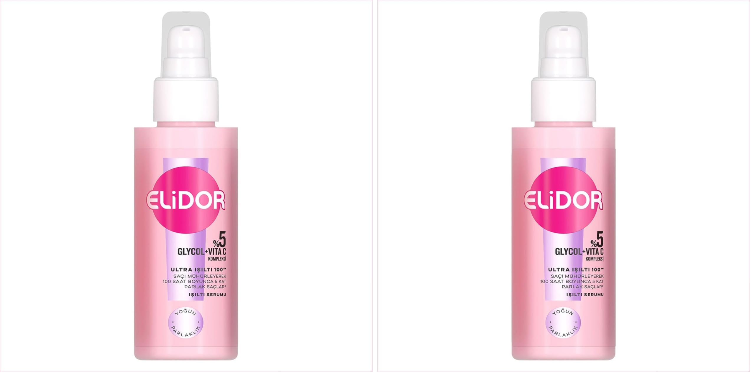 Elidor Ultra Işıltı 100 Işıltı Serumu 90 ml (2 paketi)