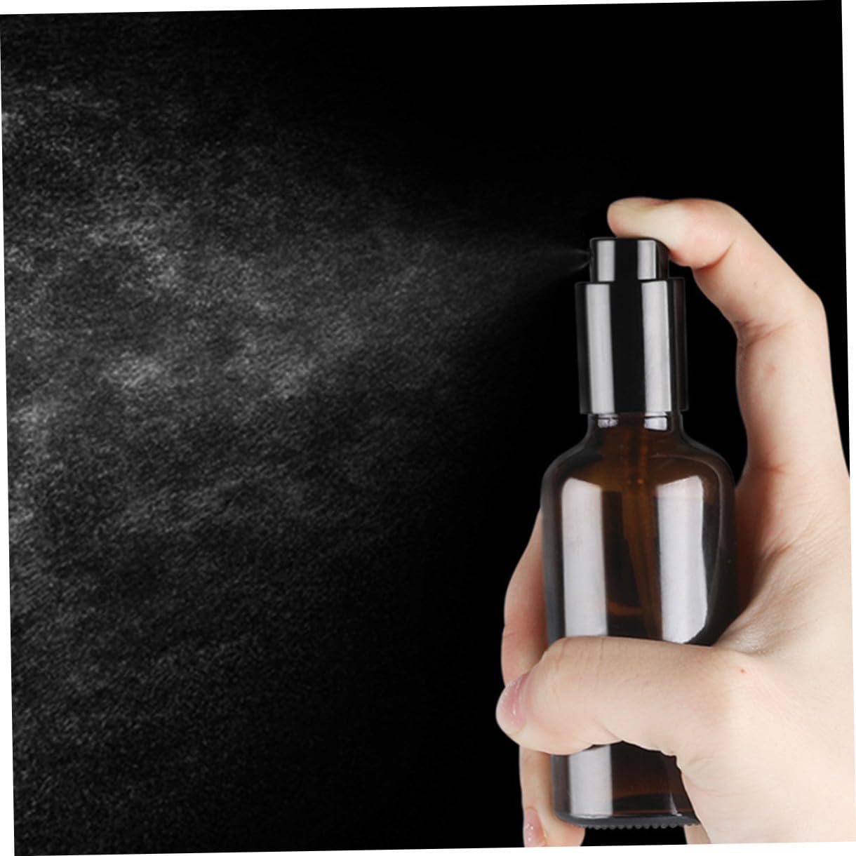 10pcs 30ml Brown Glass Spray Bottles for Travel and Outdoor Use image 2