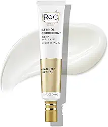 RoC Retinol Correxion Hidratante facial diário de rugas profundas com protetor solar FPS 30, tratamento de cuidados com a pele para linhas finas, manchas escuras, cicatrizes pós-acne, 30 ml (a