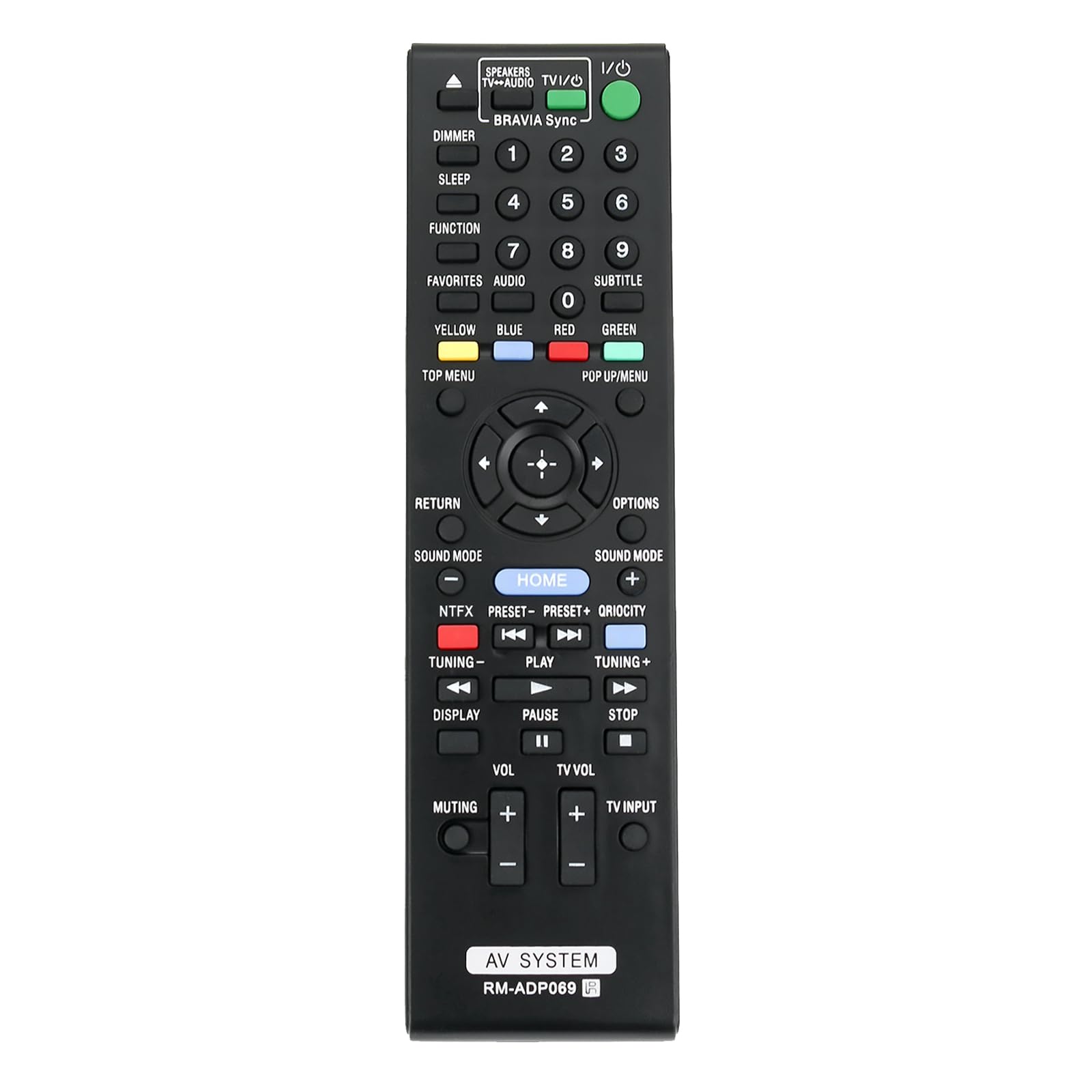 Photo 1 of VINABTY RM-ADP069 Replacement Remote for Sony Blu-Ray Home Theater