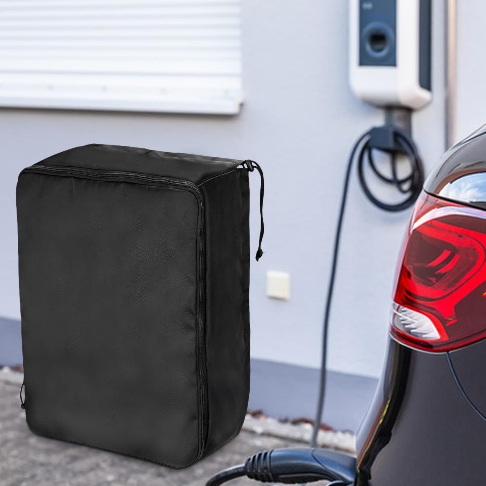 Funda para Cargador de Vehículo Eléctrico - Cobertores Impermeables para Todo Clima,Bolsa Impermeable con Protección UV para Garajes, Aparcamientos Residenciales, Campus y Áreas
