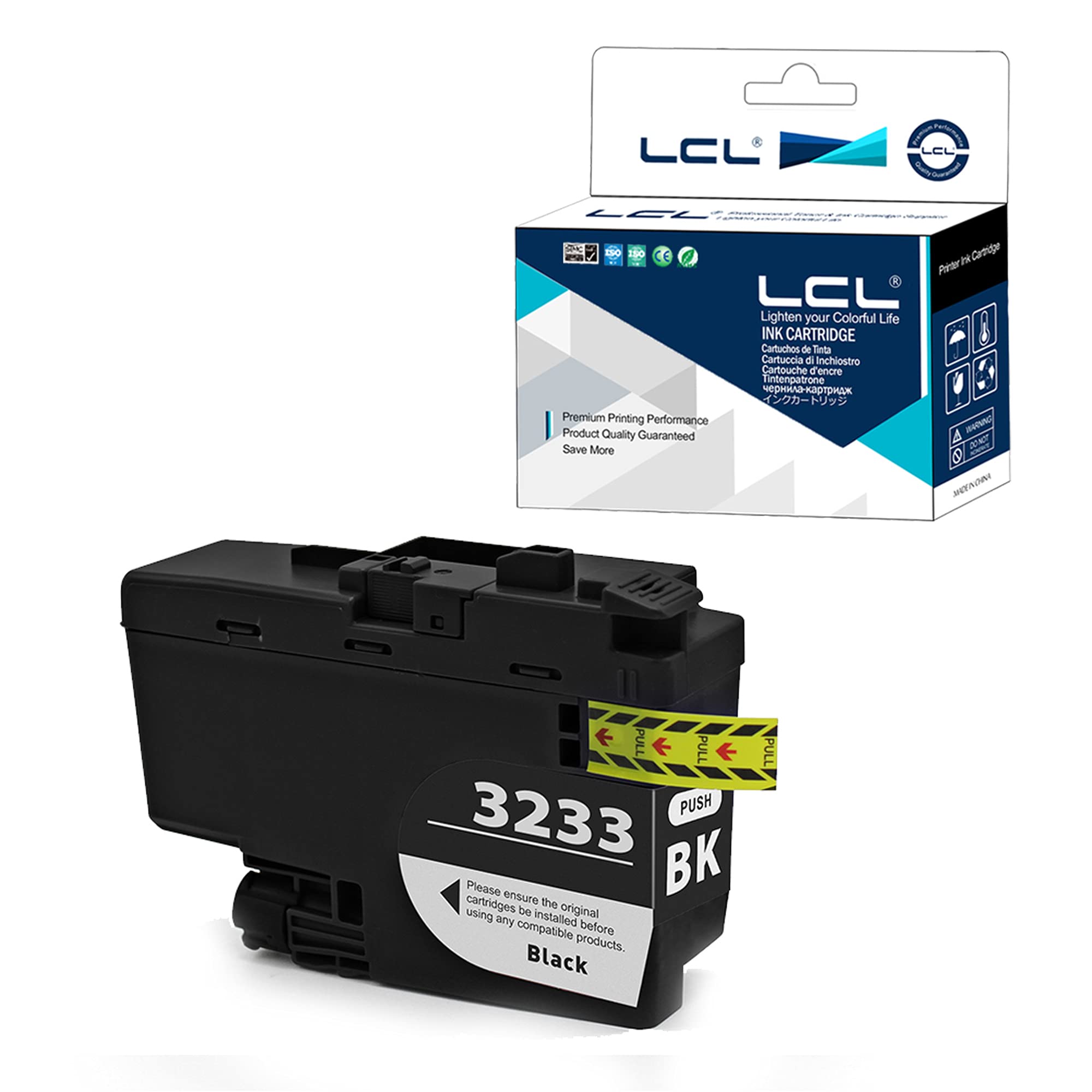 2 NERO Cartucce d'inchiostro compatibili per Brother DCP-J1100DW, MFC-J1300DW | LC3233XL LC3233
