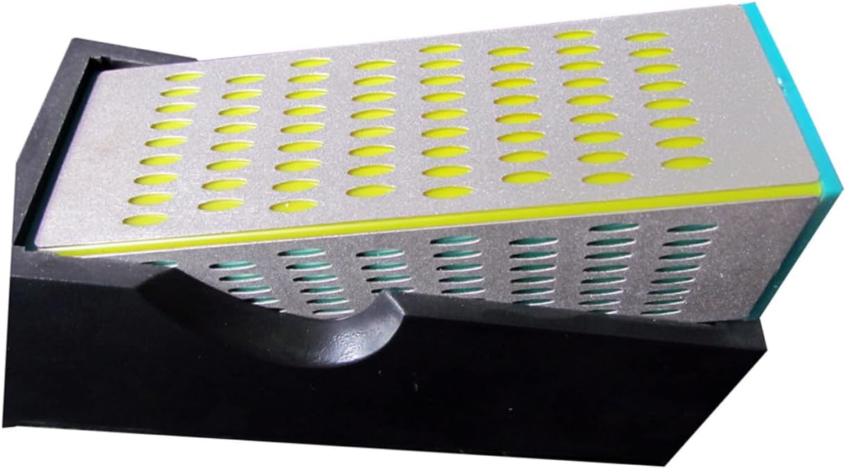 Luxshiny 2 pcs Extra Hard Diamond Sharpening Block Colorful Super Hard Sharpening Stone for Kitchenware and Cutlery Sided Design for Use