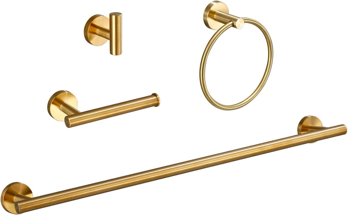 Amazon.com: USHOWER Bathroom Hardware Set, Includes 18-Inch Bath Towel ...
