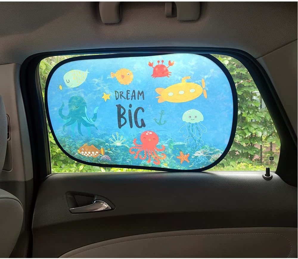 Car Sun Shade for Baby Kids,2 Pack Car Window Shades,Rear Sunshades