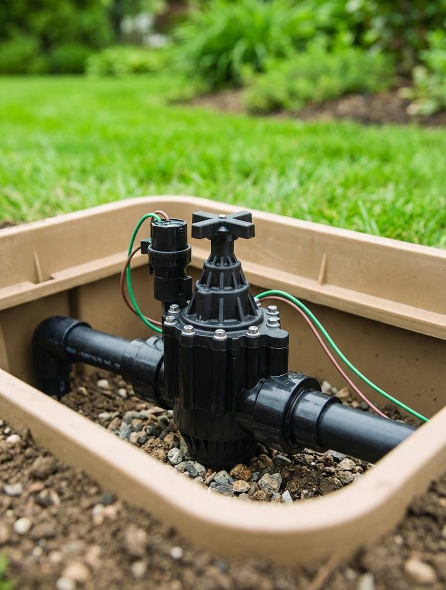 Suinga Elettrovalvola di irrigazione 1" 24V 100PGA Rain Bird. Funziona con programmatori elettrici di qualsiasi marca sul mercato, nero
