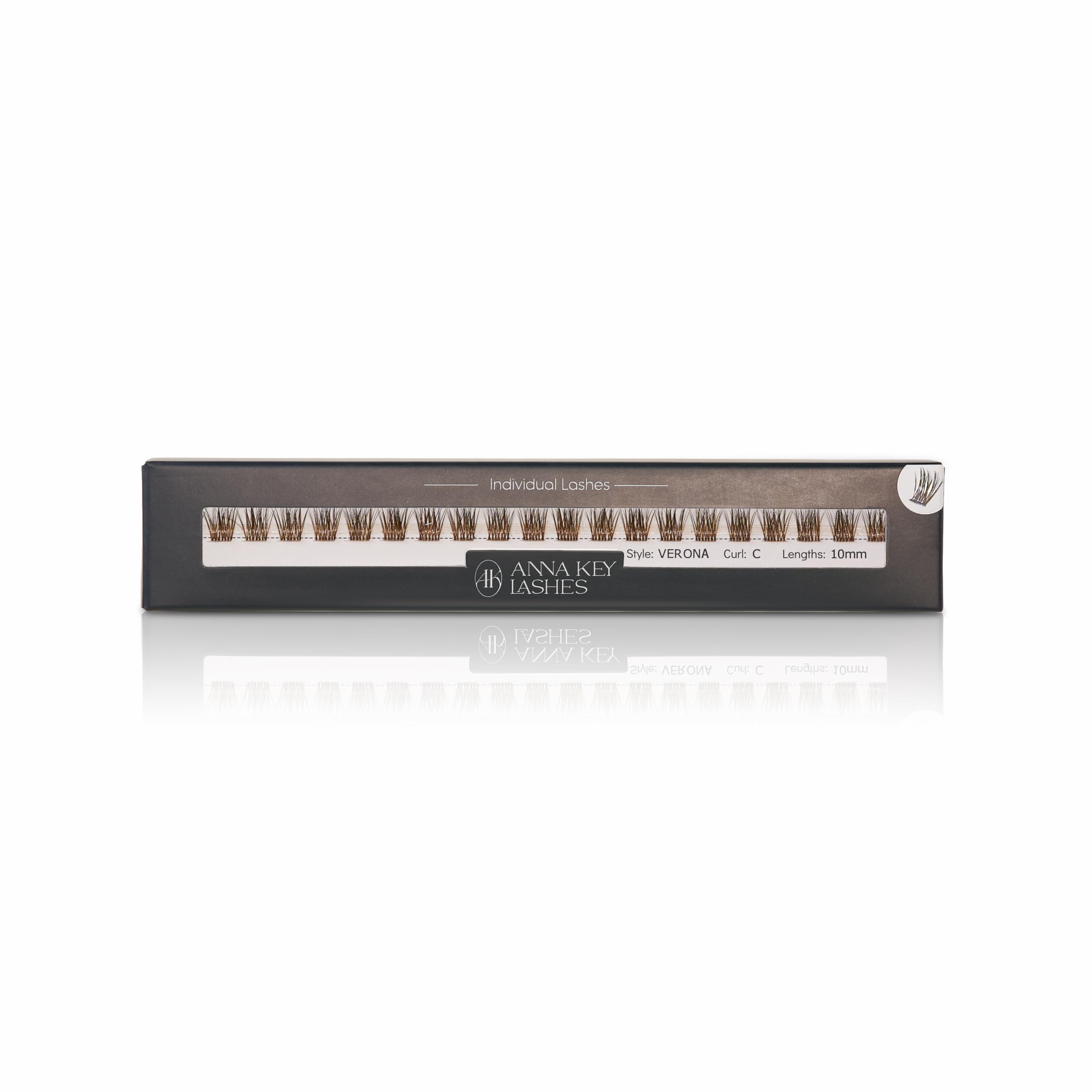 Verona False Eyelashes - Anna Key Lashes, brown