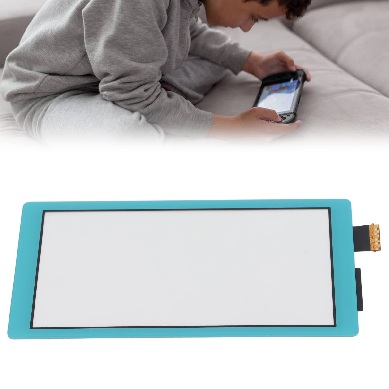 Szkło Ekranu Dotykowego do Wymiany Lite Szkło Ekranu Dotykowego do Wymiany Lite Przedni Panel Zewnętrzny Digitizer Szkło Ekranu Dotykowego do Konsoli Lite (Zielony)