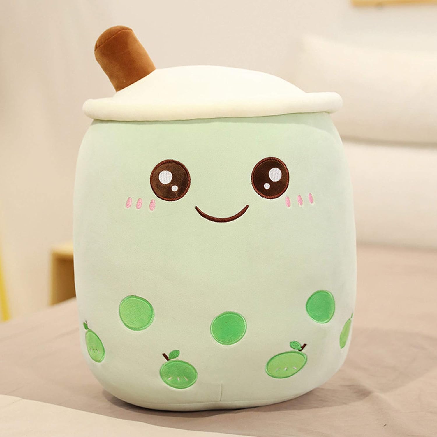 bubble tea plush pillow