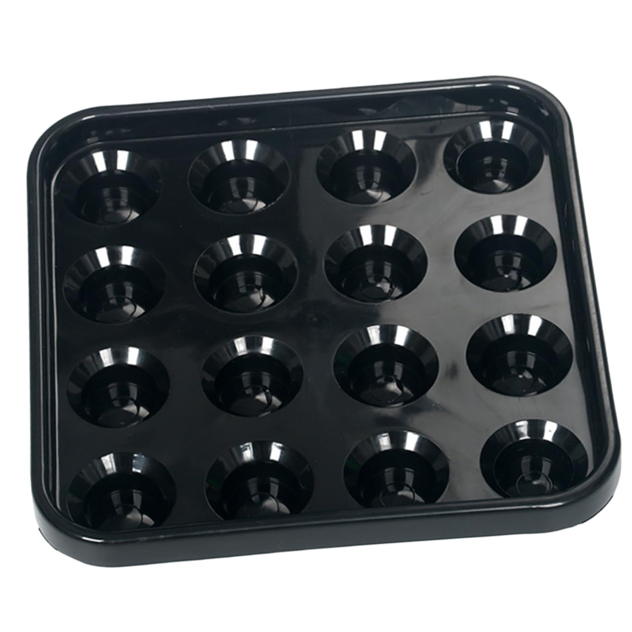 OSOLADY Billiard Ball Holder Tray Pool Table Accessory Plastic Snooker Ball Rack Desktop Pool Ball Tray