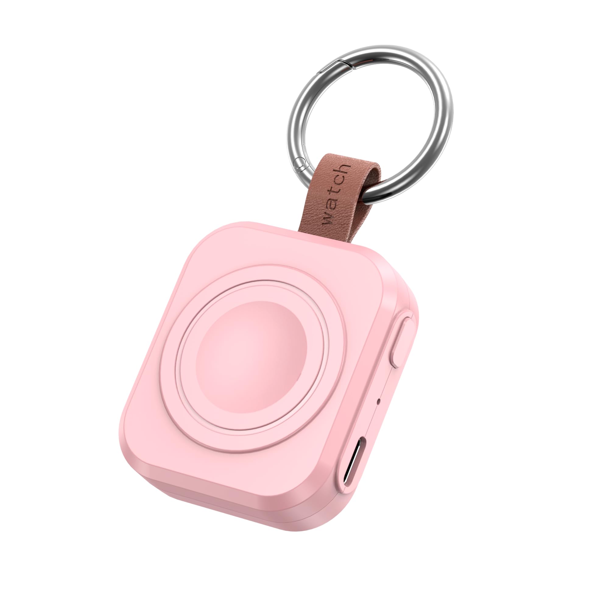 Tragbares Ladegerät für Apple Watch, iWatch-Ladegerät mit Schlüsselanhänger, 1200 mAh Magnetisches iWatch-Schnellladegerät, kompatibel mit Apple Watch Series 10/9/8/7/6/SE/5/4/3/2/1
