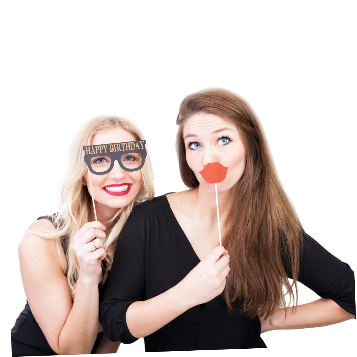 LABRIMP 44stücke Teiliges Glitzerpapier Set Für Geburtstag Fotorequisiten Kreative Brillen Krone Dekoration Für Foto Booth Partyaccessoires Für Unvergessliche Erinnerungen