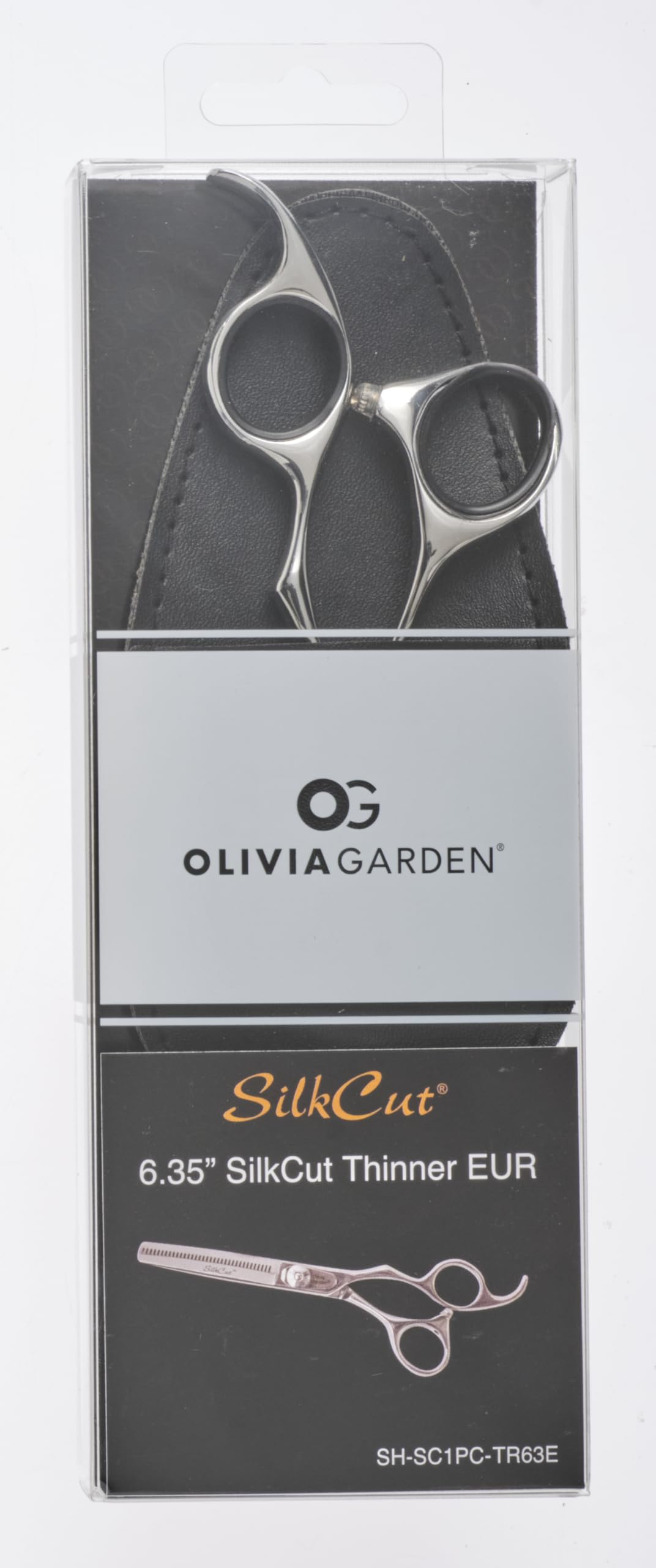 Olivia Garden Silkcut 6.0" 35 denti Forbici Europee per Sfoltimento - Forbici per Destri - Sfoltitura di Precisione, Manico Ergonomico, per Parrucchieri Professionisti