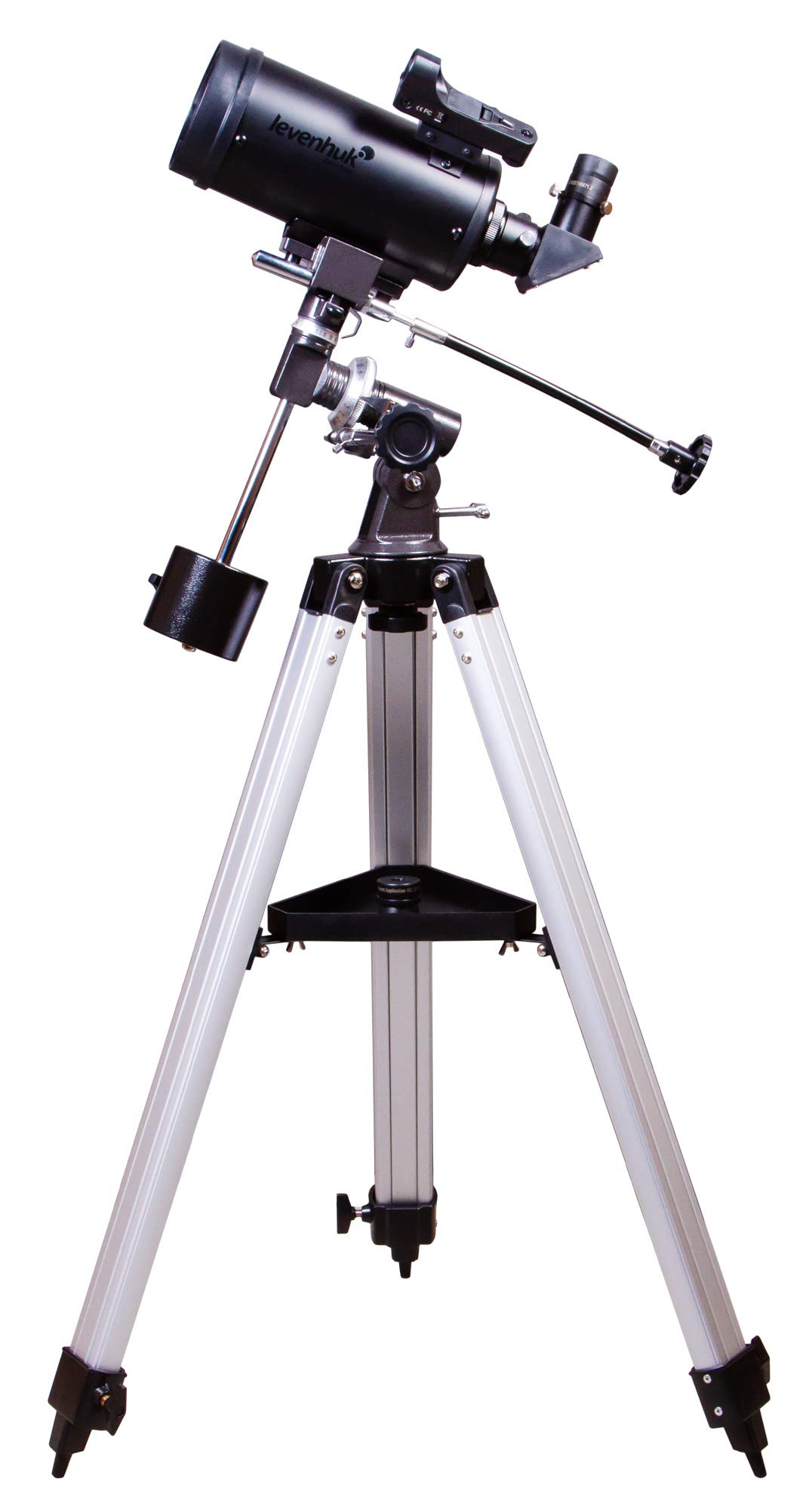 Levenhuk Skyline Plus 90 MAK Telescopio de 90 mm, con Diseño Óptico Maksutov-Cassegrain, Distancia Focal Larga de 1250 mm y Óptica con Revestimiento Múltiple Completo