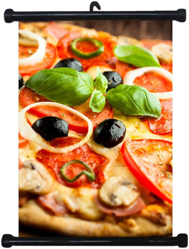 sp217111 Pizza Wall Scroll Poster For Shop Decor Display