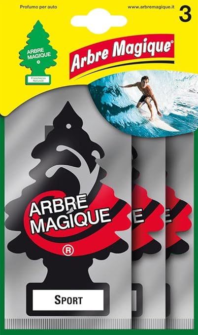 Arbre Magique Profumatore Auto - Fragranza Sport, Freschezza Fino A 7 Settimane, Made In Italy - Foto 6