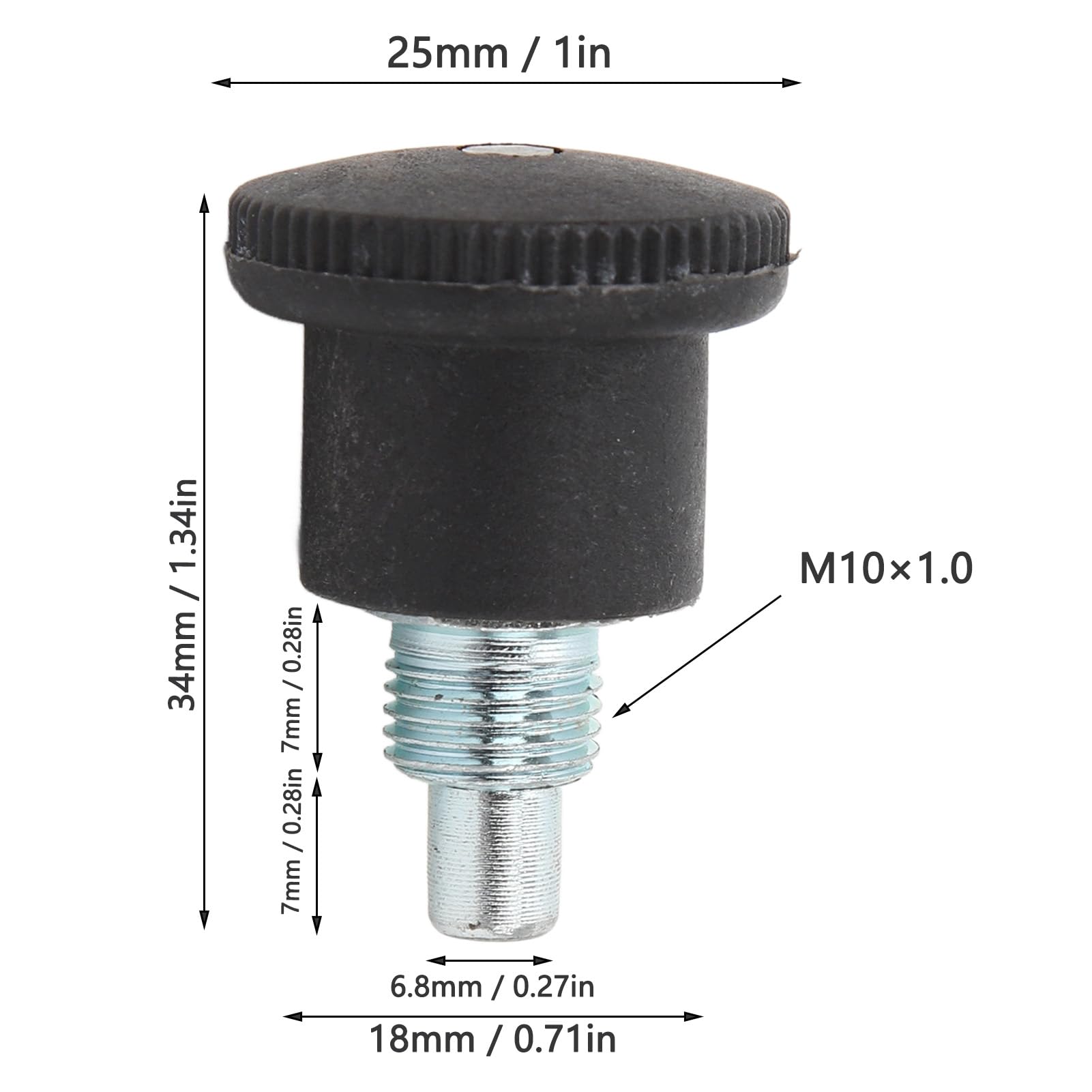 Goupille De Verrouillage M10 X 60 Pour La Plupart Des équipements De Vélo D' Appartement, équipements De Fitness, Certains Bancs De Musculation