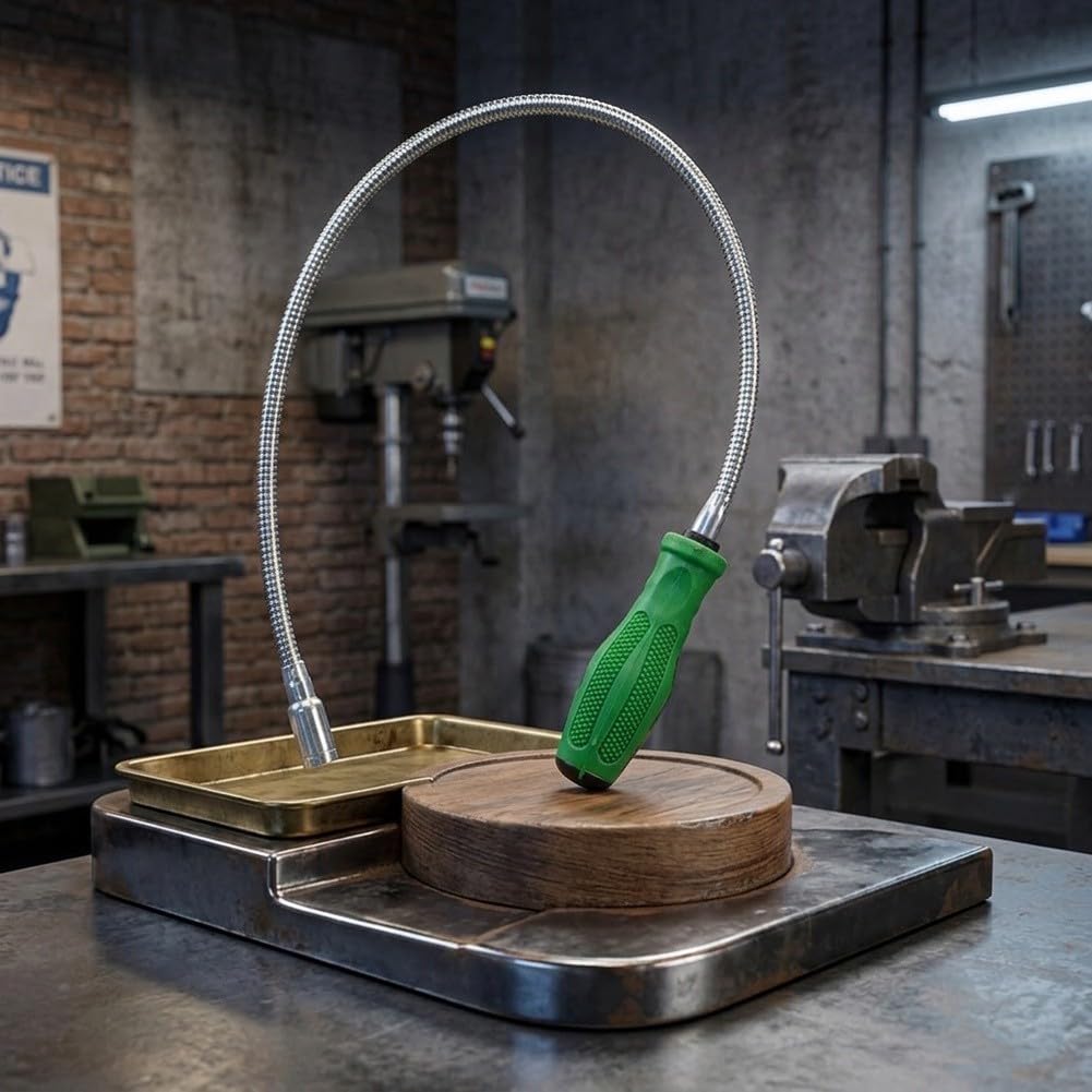 para herramienta Magnética Telescópica 58cm para acero Inoxidable(530mm Green)