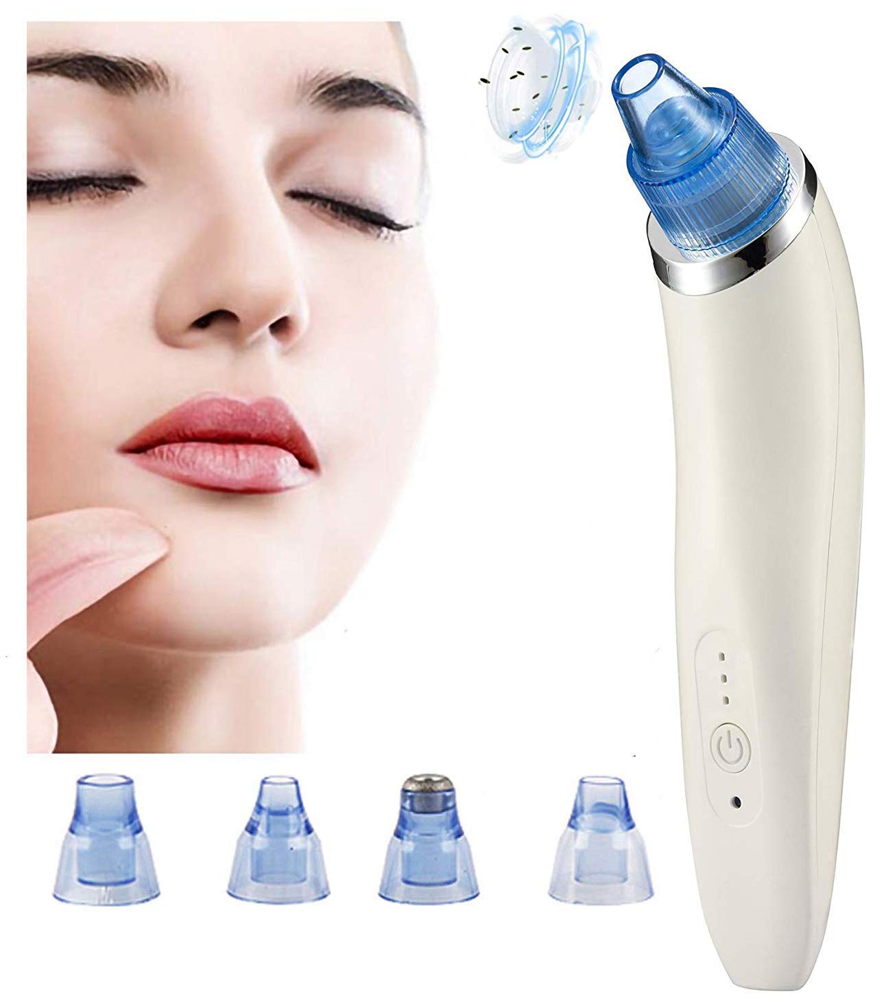 Blackhead Remover Pore Cleaner Pimple Extractor Skin Care Facial Vacuum Machine for Women and Men/blackhead remover tool/blackhead remover strips for nose/blackhead remover
