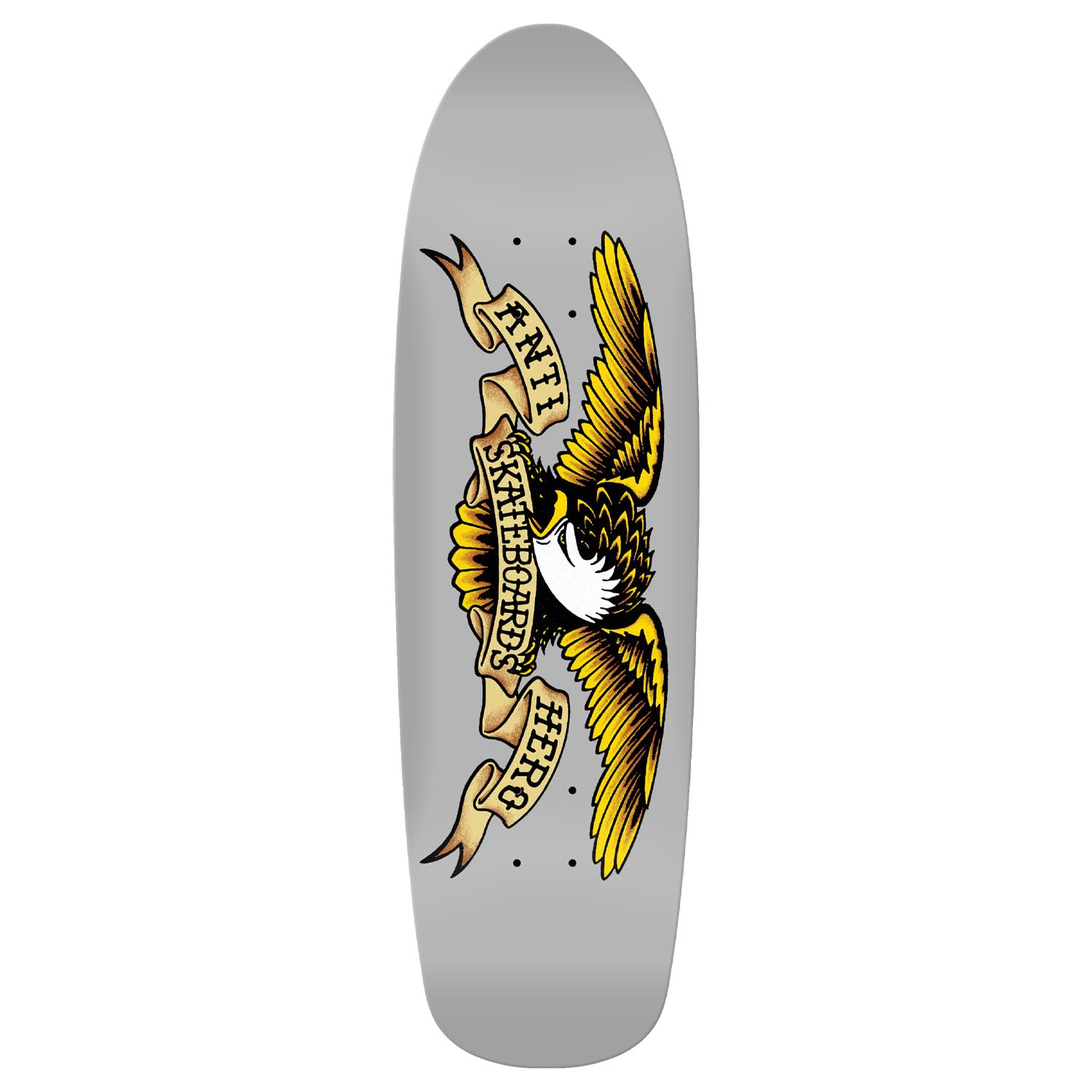 Anti-HeroShaped Classic Eagle The Genius Skateboard Deck - Grey - 9.18"