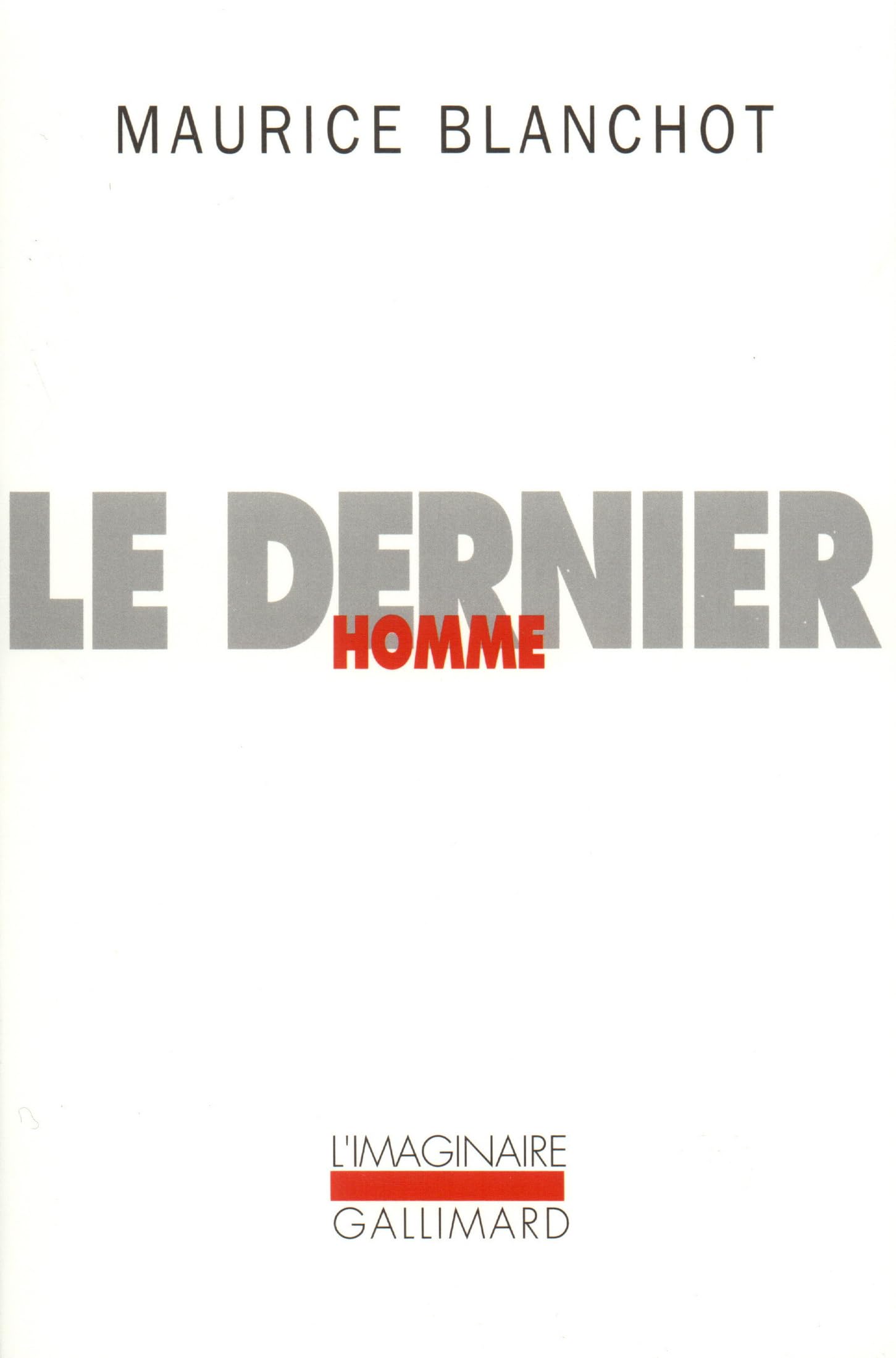 Le dernier homme (L'Imaginaire)