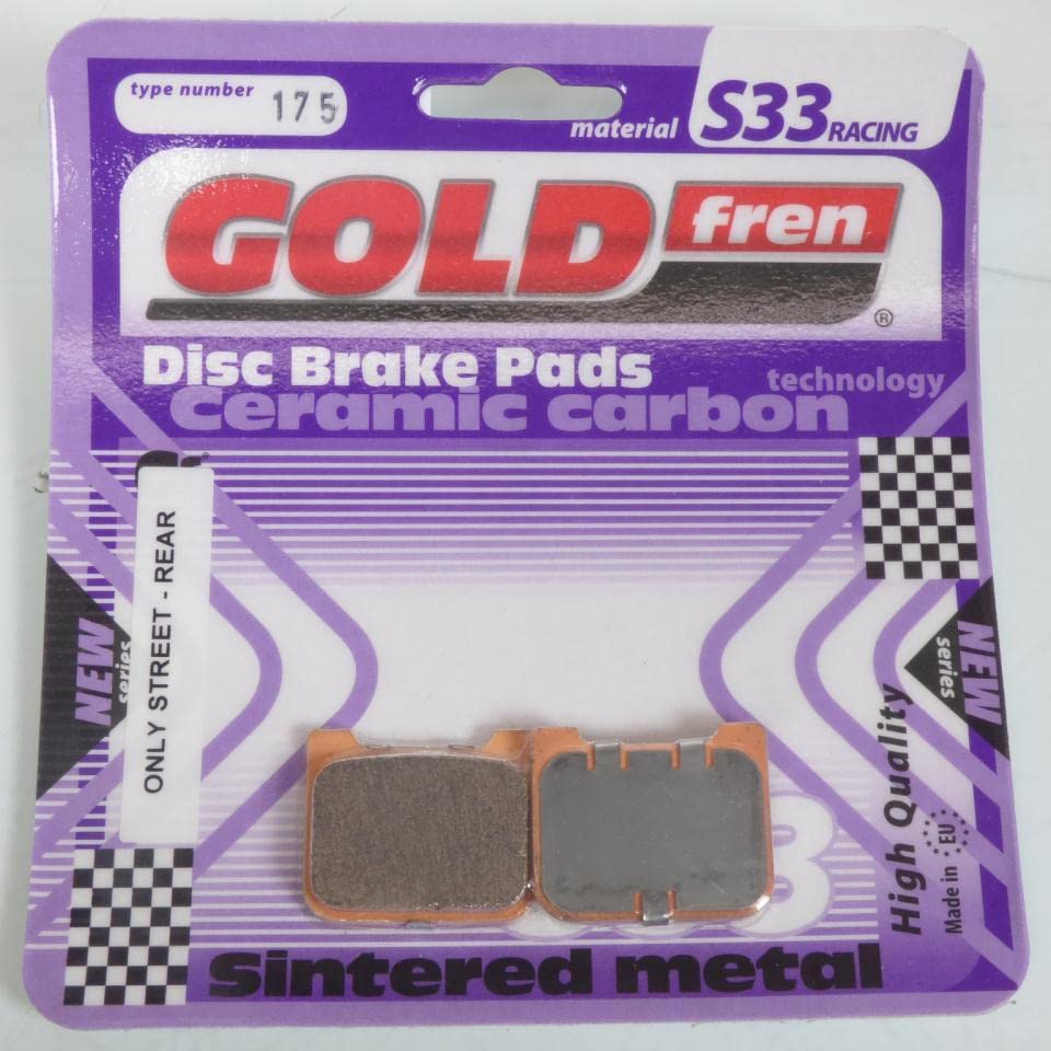 Plaquette de frein Gold Fren pour étrier arrière racing Brembo 2 pistons ARD