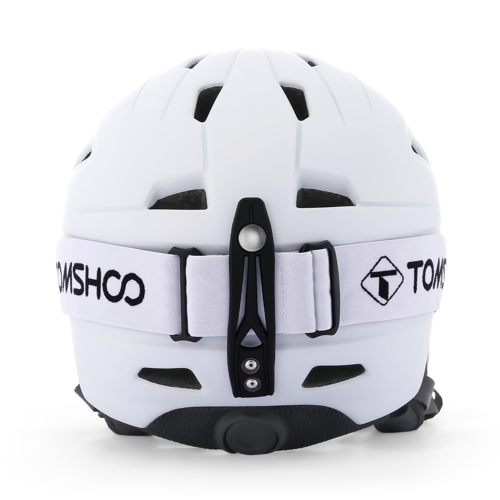 TOMSHOO Casco de Esquí y Gafas de Esquí Set, Orejeras, Ventilación, Forro Extraíble Unisex