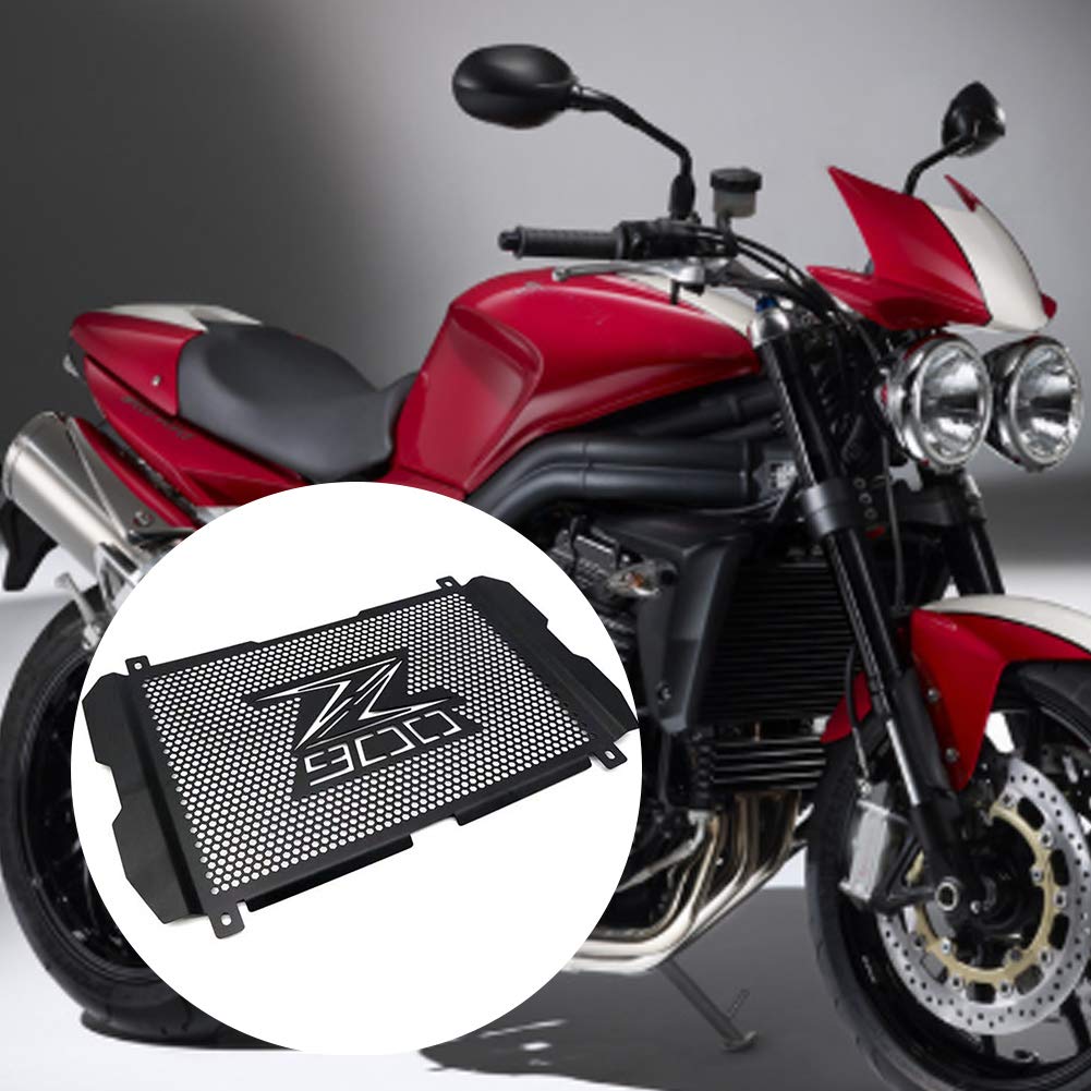 DASNTERED Griglia di protezione per radiatore del motociclo, adatta per Kawasaki Z900 2017 2018 2019 2020 2021 (nero)