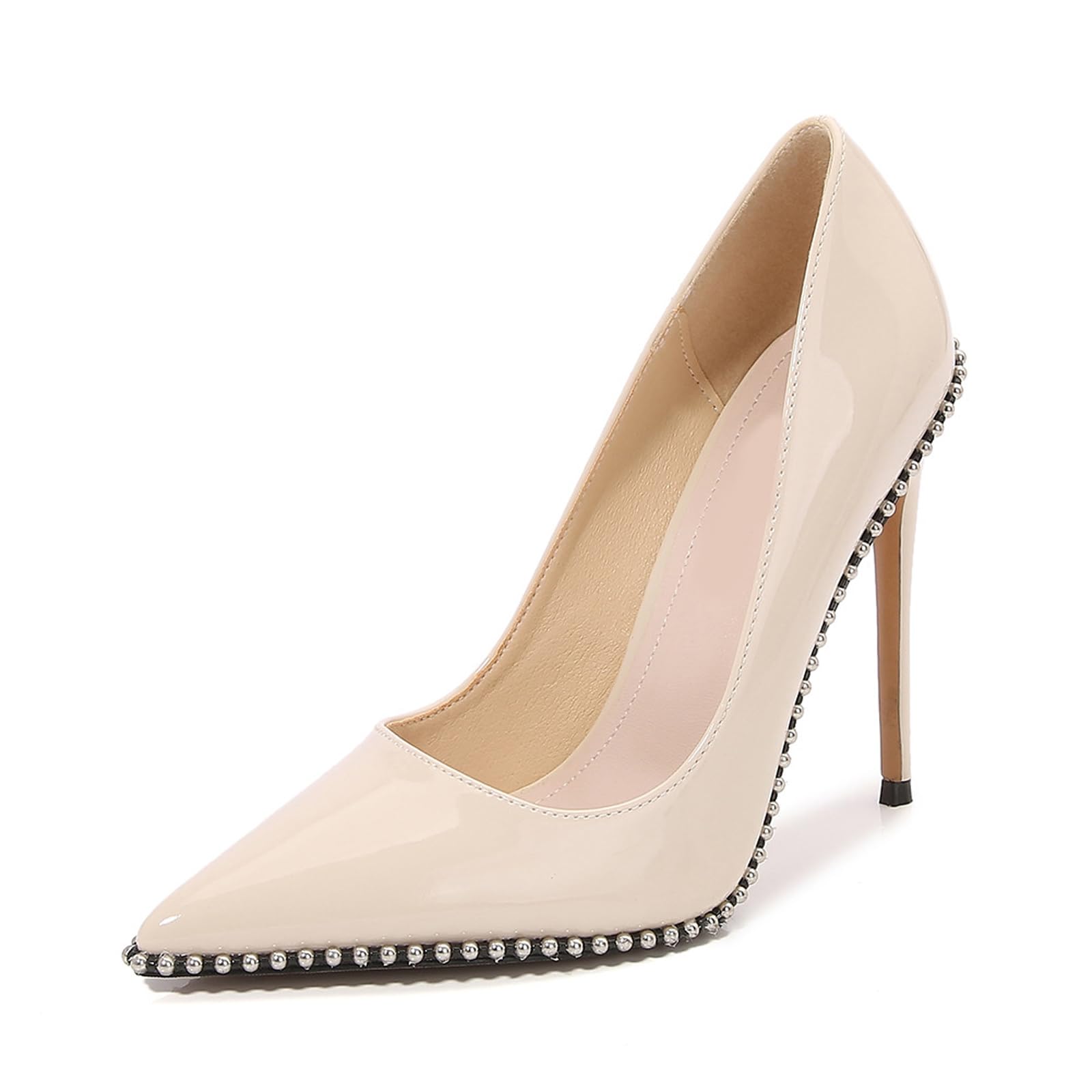 Scarpe col Tacco Alto da Donna. Scarpe con Tacco a Spillo Ultra Alte. Scarpe con Tacco a Spillo da 12 cm/4,72 Pollici. Scarpe Eleganti da Festa Taglie Forti