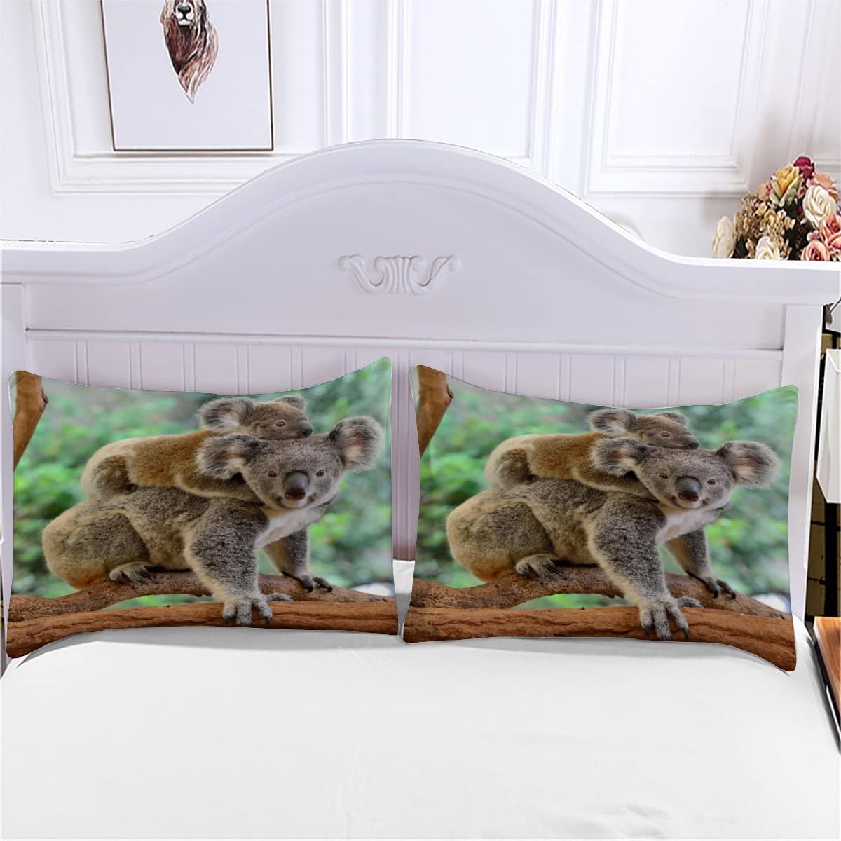 Kingsize Dekbedovertrek Grijs Koala Beddengoed voor