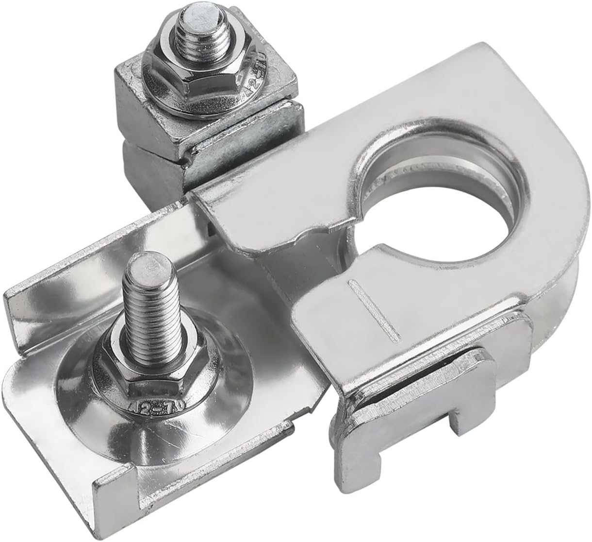 Negative Battery Terminal Clamp w Nuts Fit for F150 Edge Mustang etc Replaces# BT4Z-14450-BA