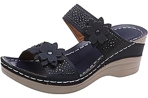Sursell Wedge Sandals - Arch Support for Premium Comfort
