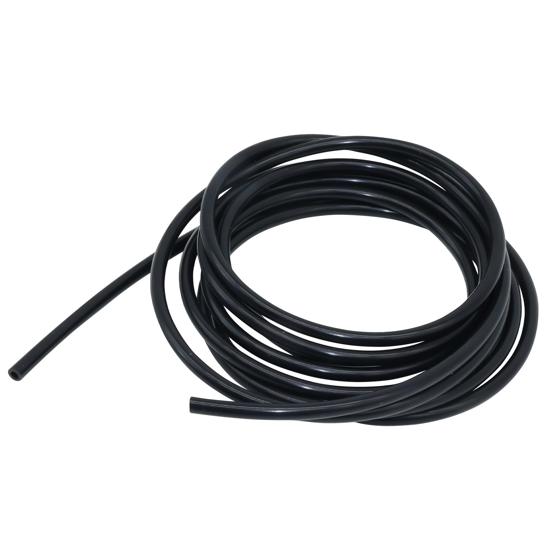 iMeistek Flexible Silicone Tube, 4mm ID X 7mm OD 4M Silicone Tubing Water Air Hose Pipe for Pump Transfer Black