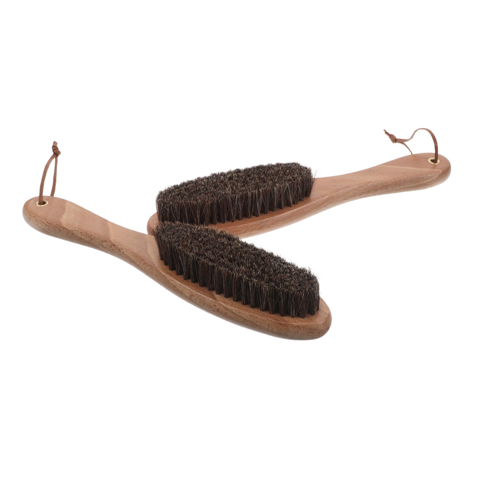 Brosse à chaussures crin de cheval COLLBATH : protégez vos cuirs des rayures au nettoyage quotidien