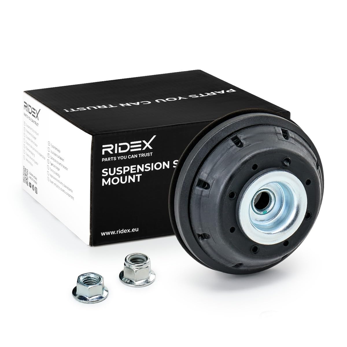 RIDEX 1180S1487 Coupelle d'amortisseur des deux côtés de l'Avant avec roulement Compatible avec OPEL Corsa D 3/5 portes S07