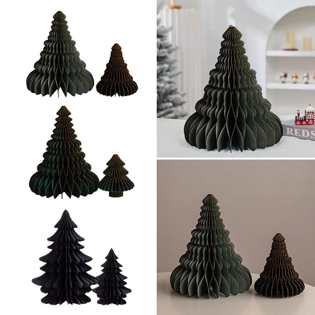 Papier-Weihnachtsbäume – Elegante Weihnachtsdekorationen