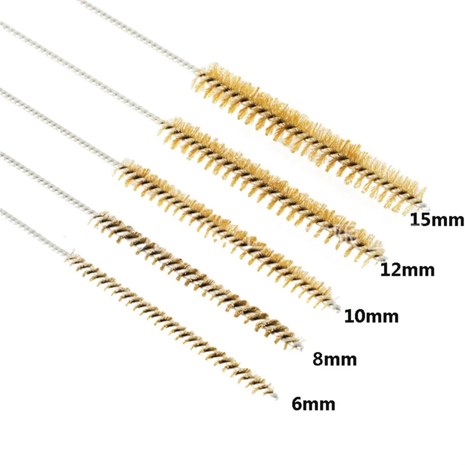 ReinigungsbüRste 5/10-teiliges Reinigungsbürsten-Set aus Edelstahl, Messing, Zylinder, Draht, Rohr, Rohrreinigungsbürste, Reinigungsbürste for Farbspritzpistolen AbflussbüRste(10pcs)