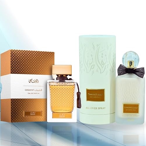 Miniatura 2 de RASASI Qasamat Ebhar EDP 65ML & Tawahuj - Aerosol sin alcohol, 3.4 fl oz