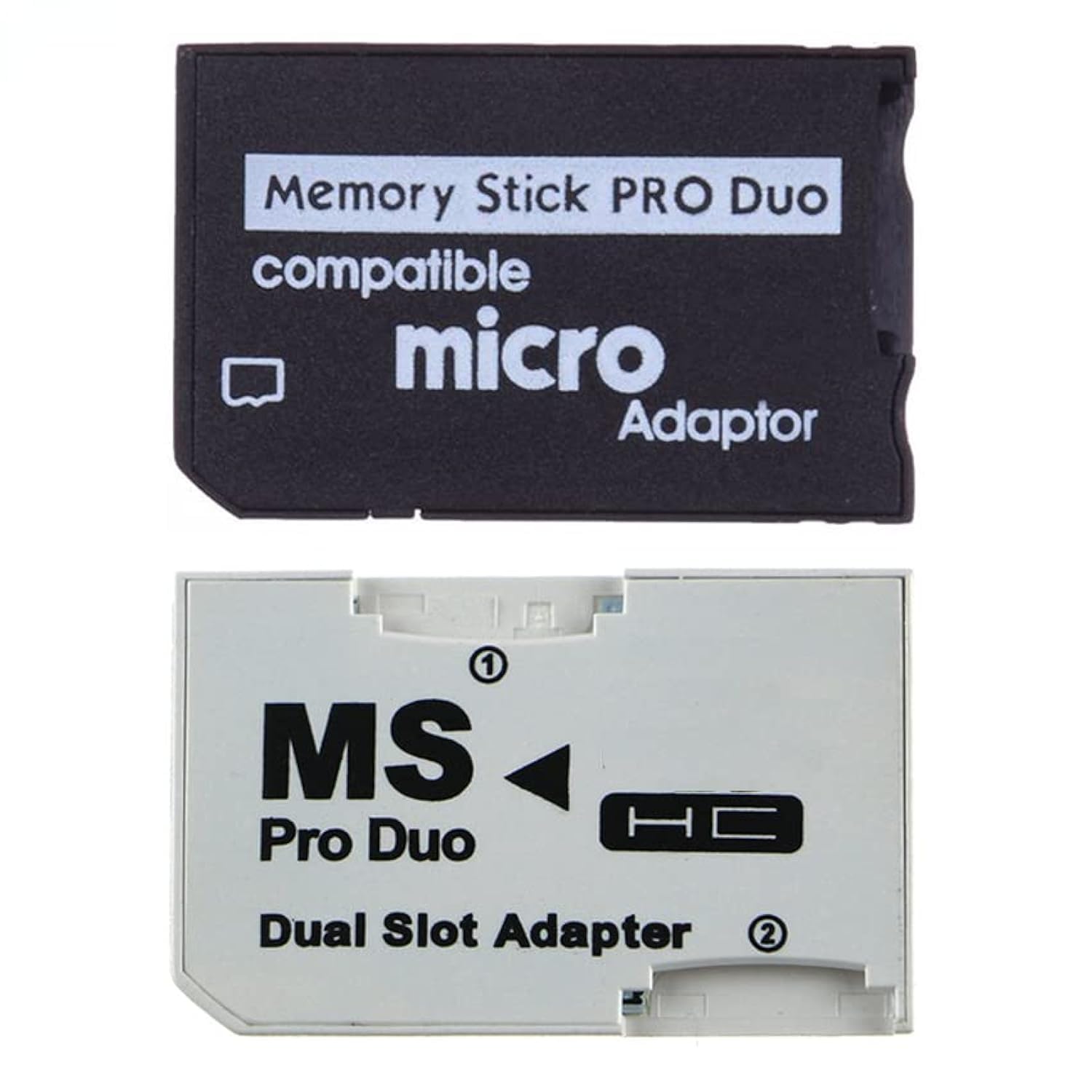 Kocak Gold Memory Card Adapter, Micro SD to Memory Stick PRO Duo, for PSP 1000 2000 3000, 128GB Capacity, White Dual Slot-image-18