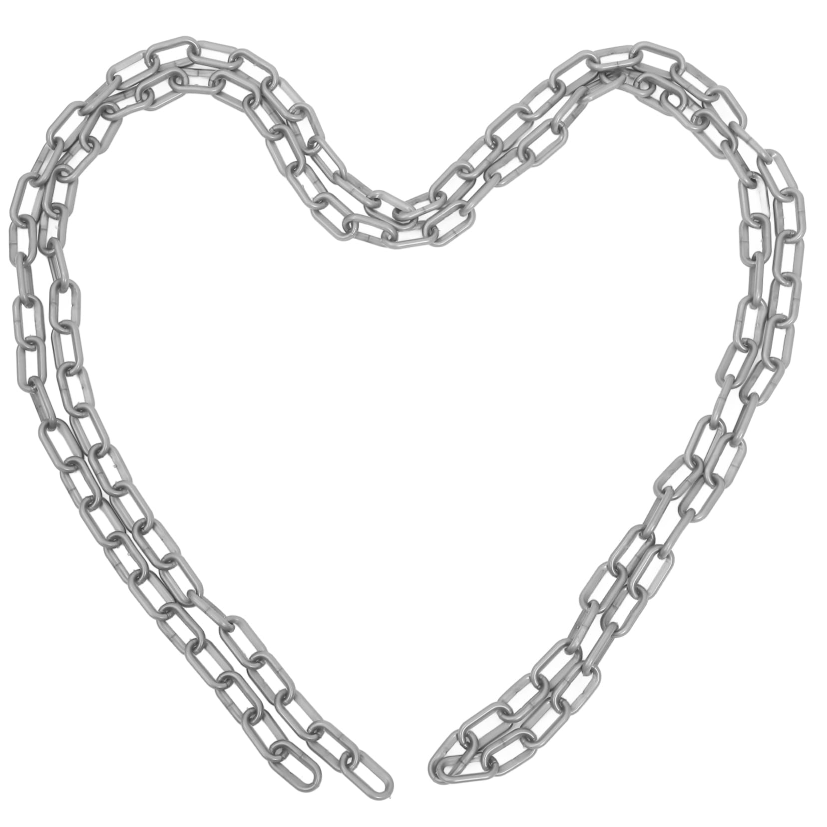 FUNOMOCYA Silver Barrier Chain Traffic Safety Barrier Chain for Crowd Control Crowd Control Barriers