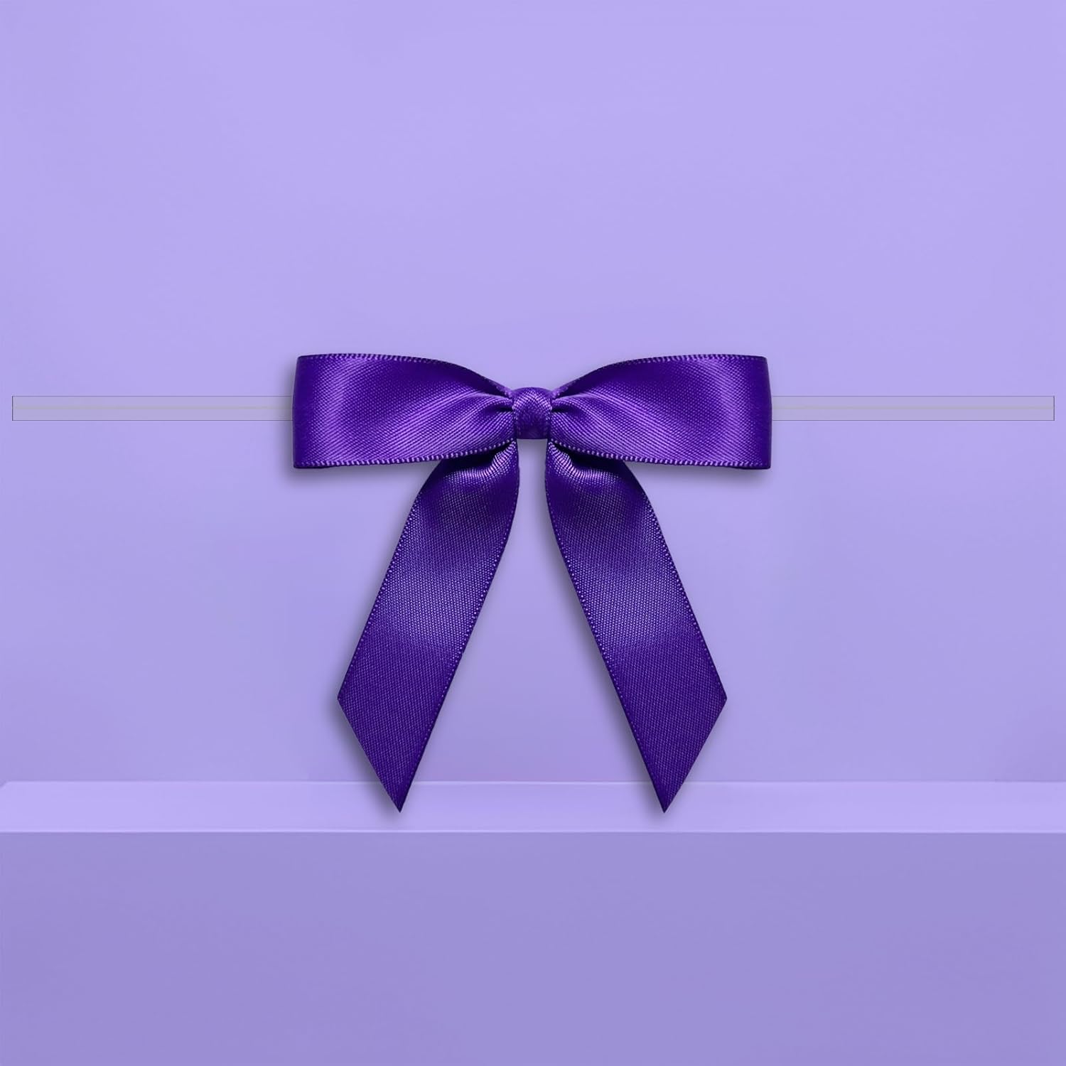 60 PCS Bows for Gift Wrapping - 3" Premium Satin Ribbon Bows Premade Twist Tie Bow for Treat Bags Cake Pop Bow for Wedding Favors Small Bows for Baby Shower Decorations - Image 7