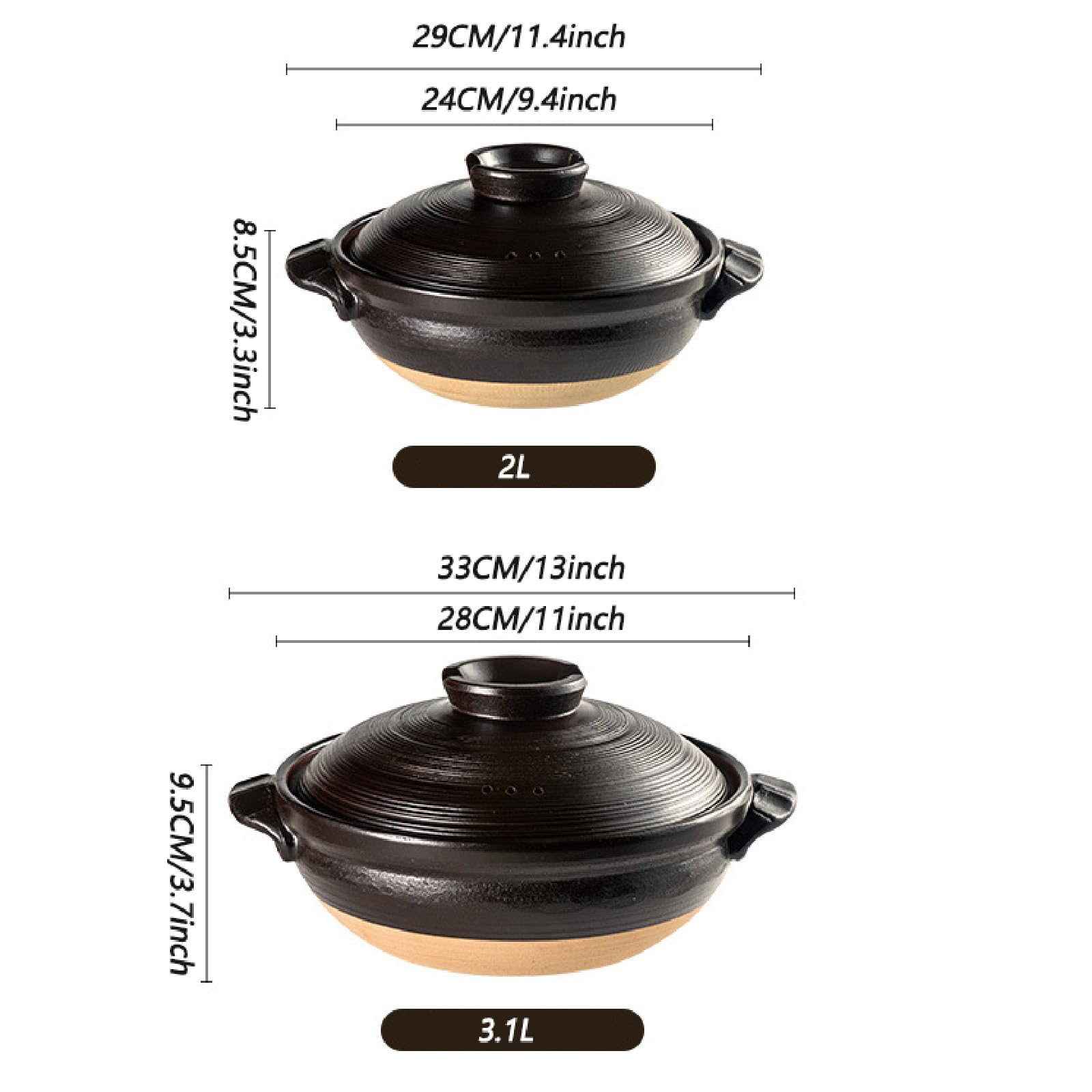 Ceramiczne naczynie do zapiekania z pokrywką, żaroodporny garnek do