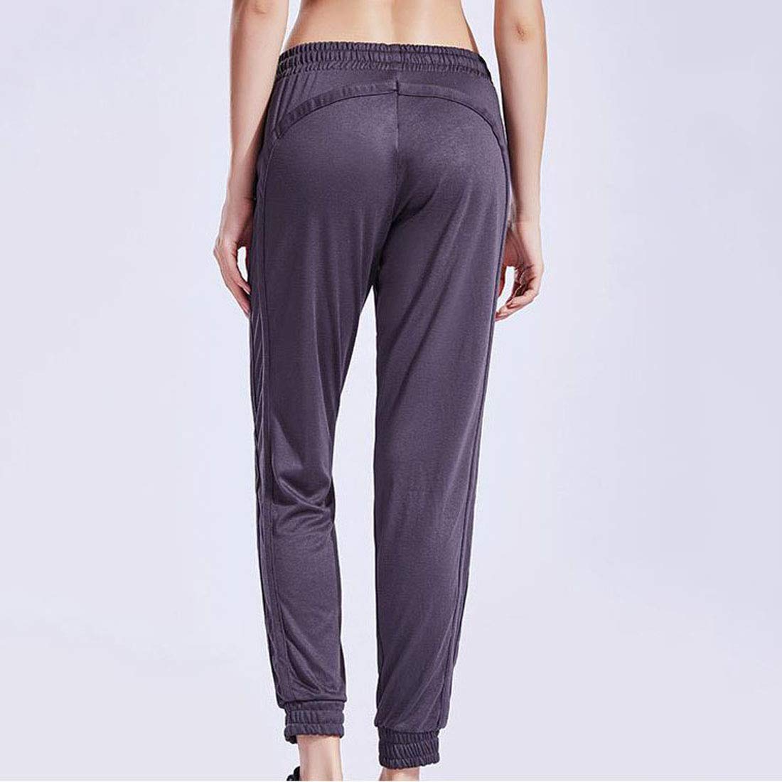 Moda Mallas Pantalones Deportivos Leggings Mujer, Pantalones Deportivos Mujeres Sueltas Transpirables Casuales Pantalones De Yoga De Gimnasio con Bolsillos Elegante