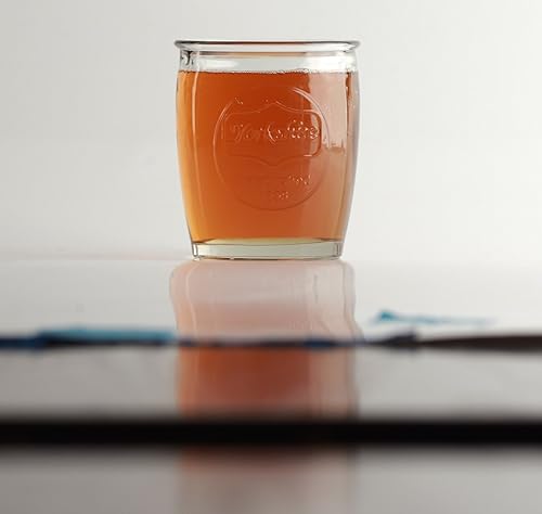 Miniatura 7 de Circleware Yorkshire - Juego de vasos de vidrio para whisky, 14 onzas, juego de 4 vasos de vidrio escocés de base pesada transparente doble antiguo